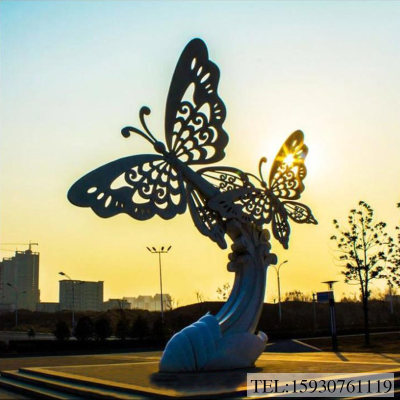 不銹鋼蝴蝶雕塑