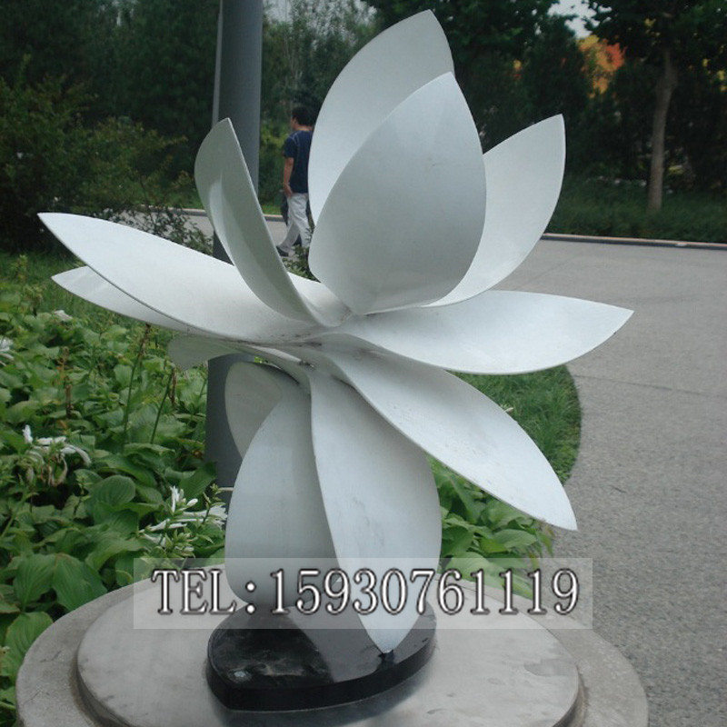 大型抽象植物不銹鋼雕塑廣場公園城市戶外景觀花不銹鋼工藝品擺件
