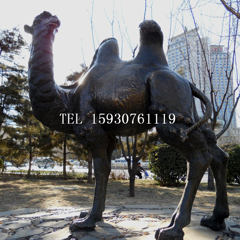 仿真動物雕塑駱駝雕像園林擺件